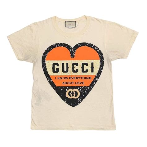 Gucci I Know Everything About Love Short Sleeve Tee Shirt .